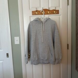 Aerie Light Gray Cloud Hoodie